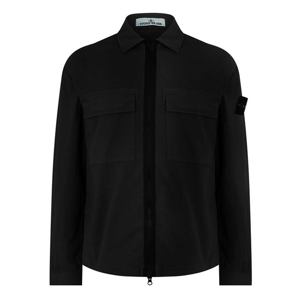 Stone Island Ripstop Overshirt - Black